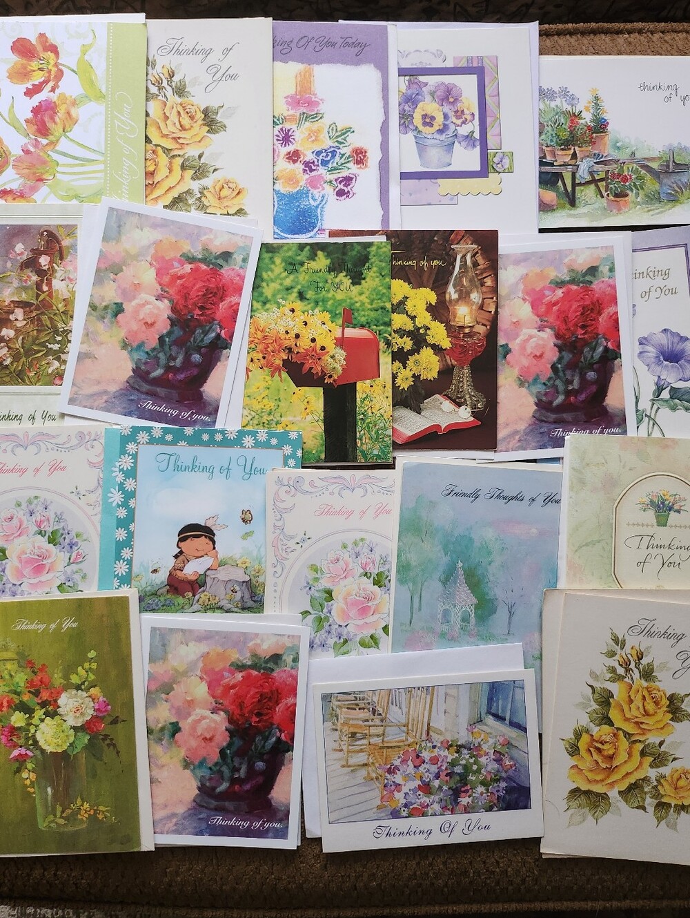 ThinkingOfYou Cards with Envelopes Lot Of 20